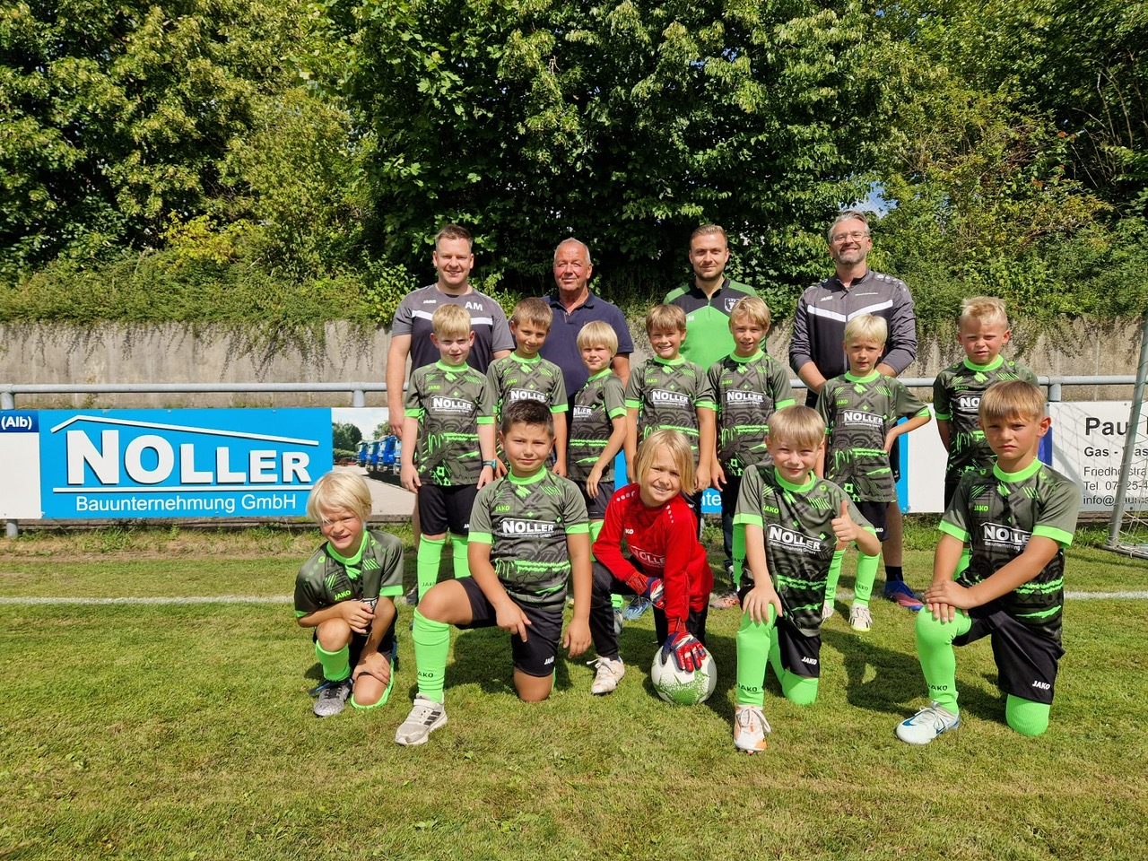 Trikotspende Firma Noller F-Jugend